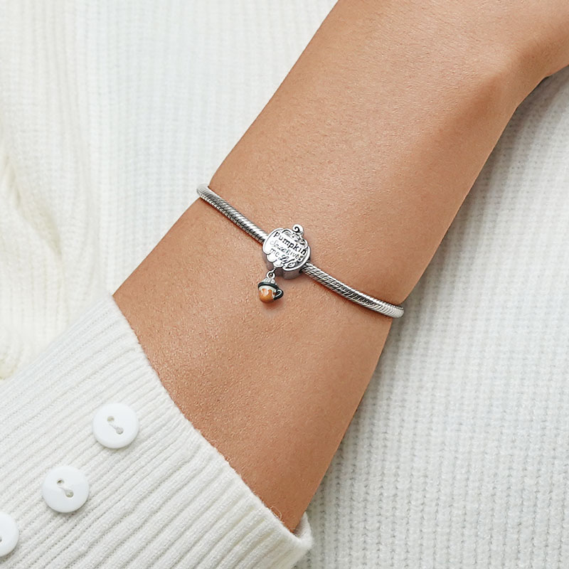 南瓜香料拿鐵珠飾 image number 4