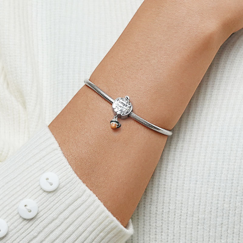 南瓜香料拿鐵珠飾 image number 4