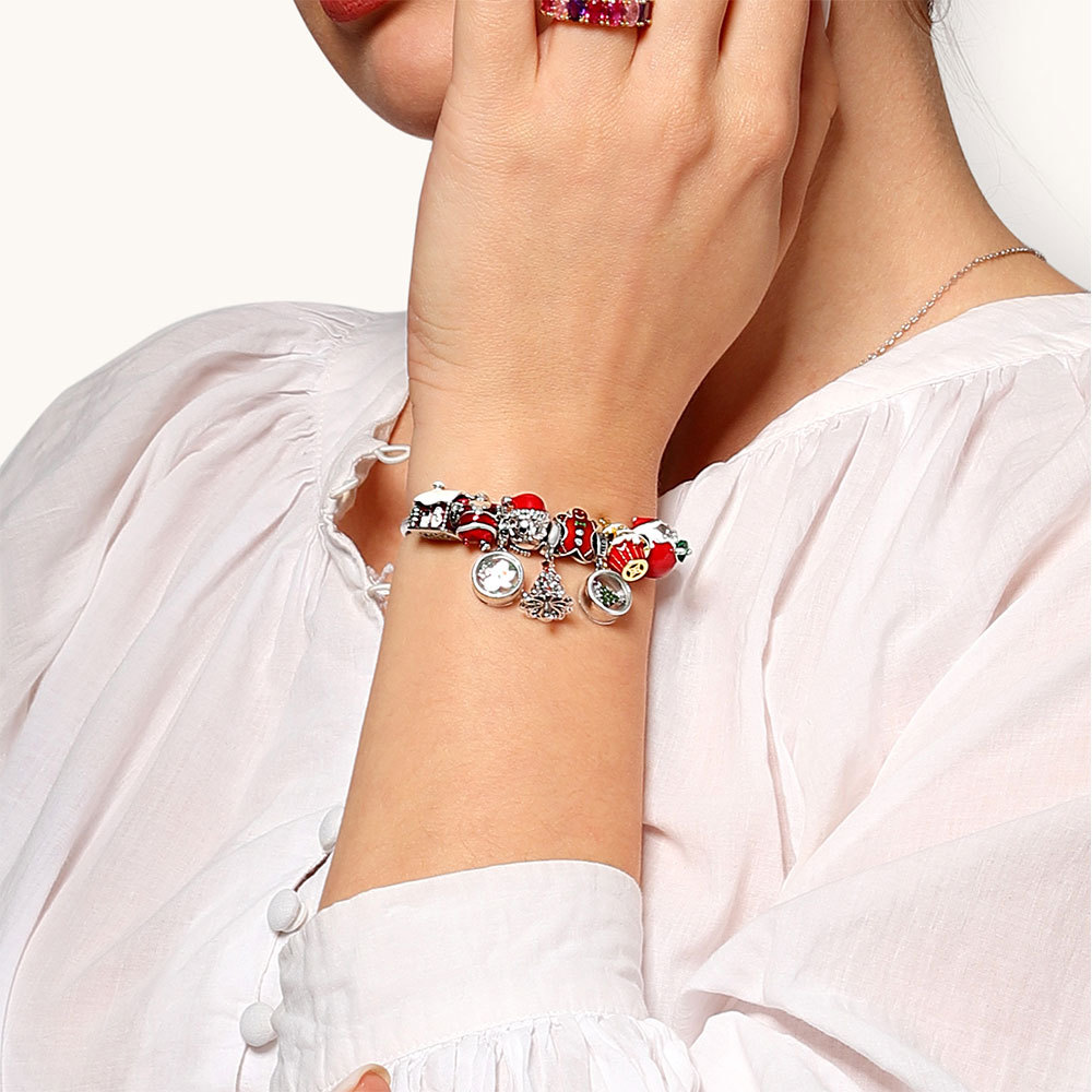 聖誕溫馨之家吊飾珠 image number 3