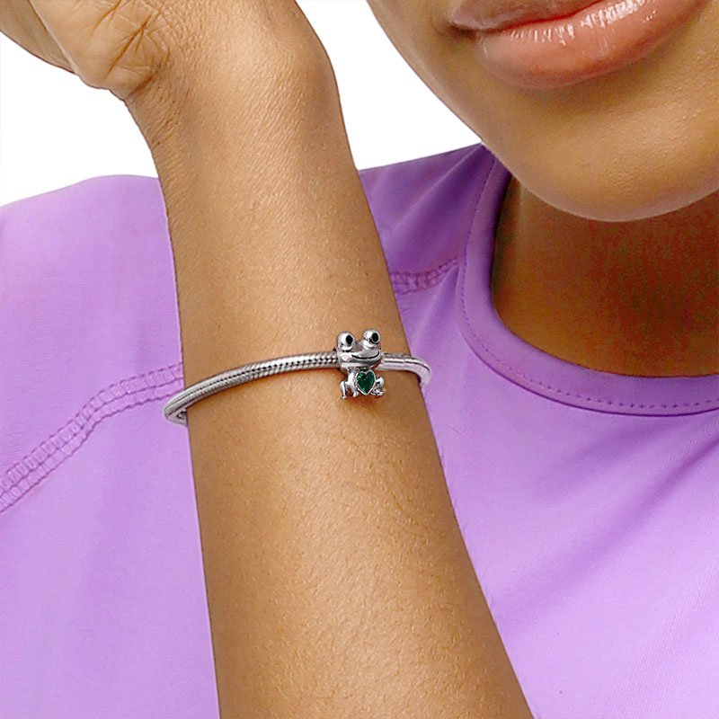 可愛的青蛙吊飾珠 image number 4