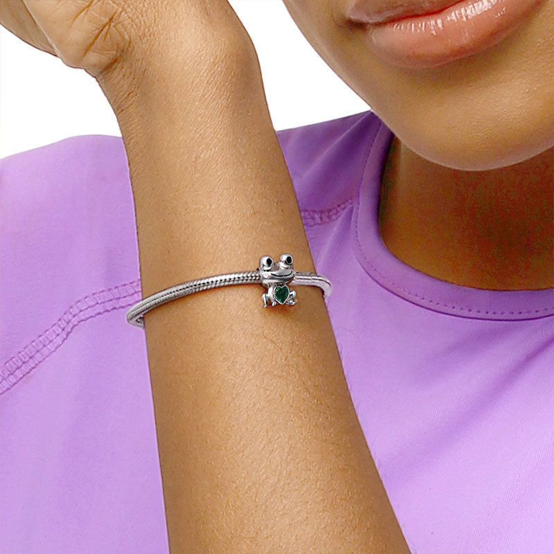 可愛的青蛙吊飾珠 image number 4