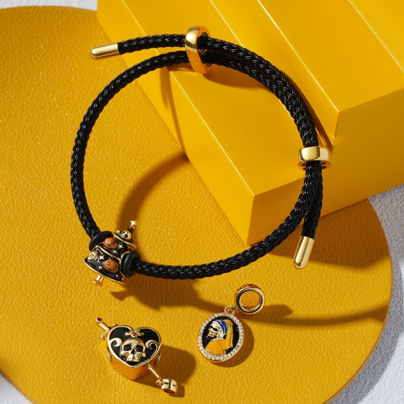 黑色基礎手鍊 image number 2