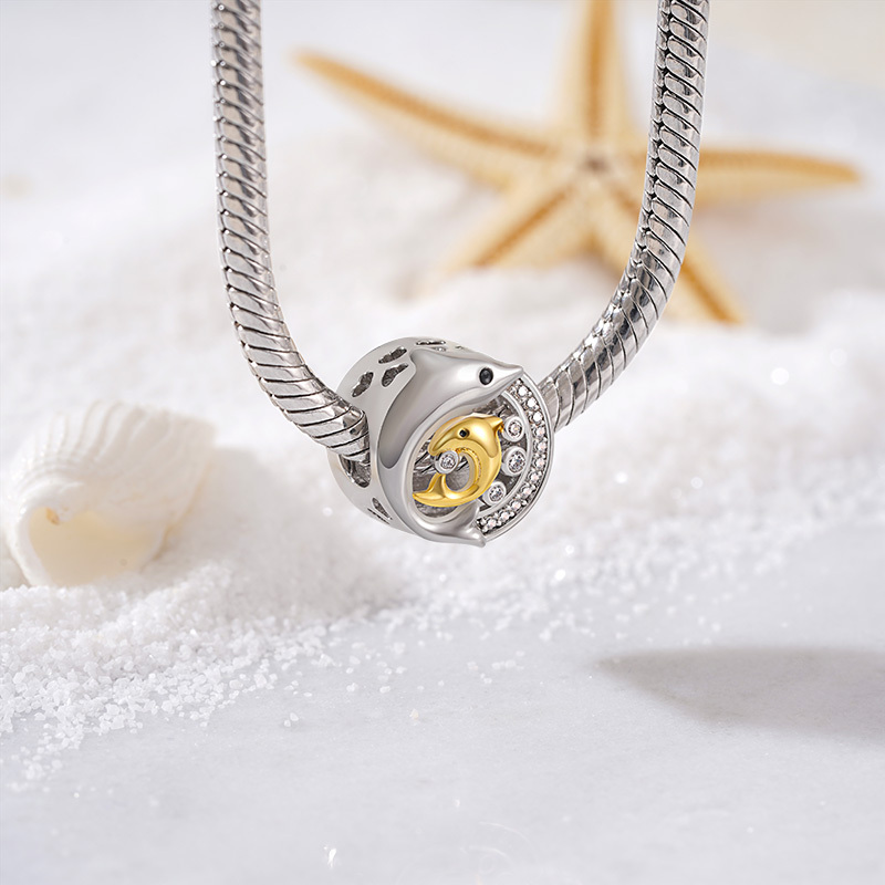 海豚照片珠飾 image number 1