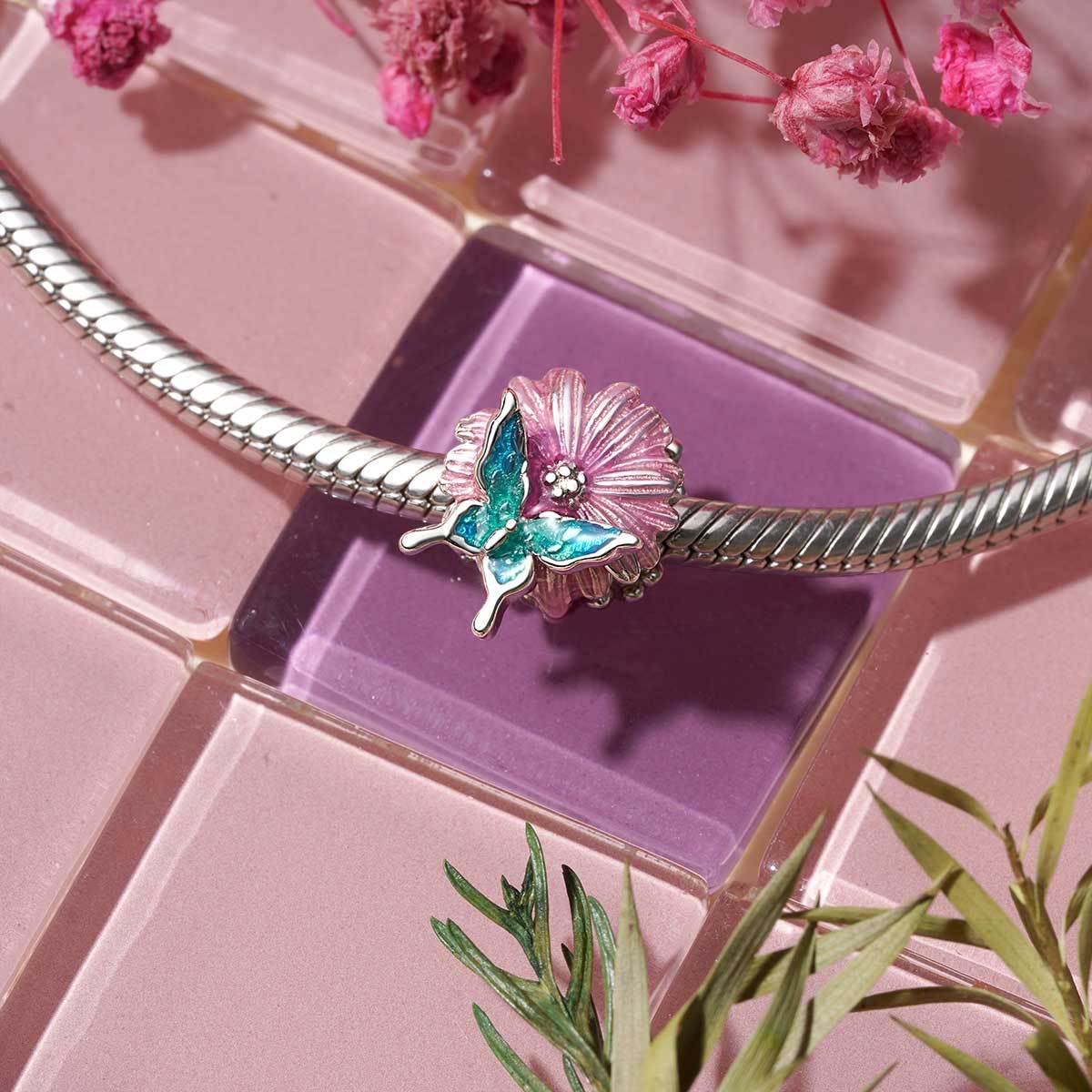 蝴蝶與雛菊珠飾 image number 1