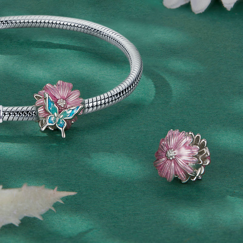 蝴蝶與雛菊珠飾 image number 2