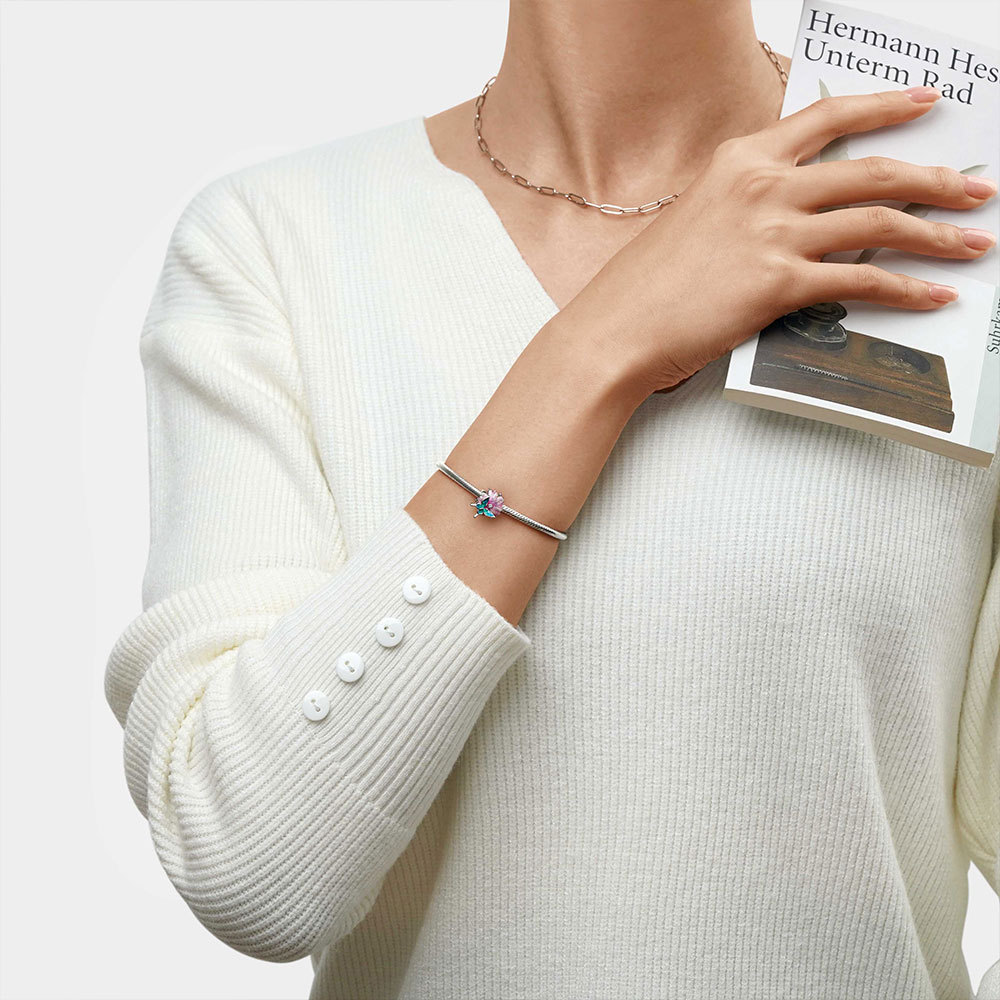 蝴蝶與雛菊珠飾 image number 3