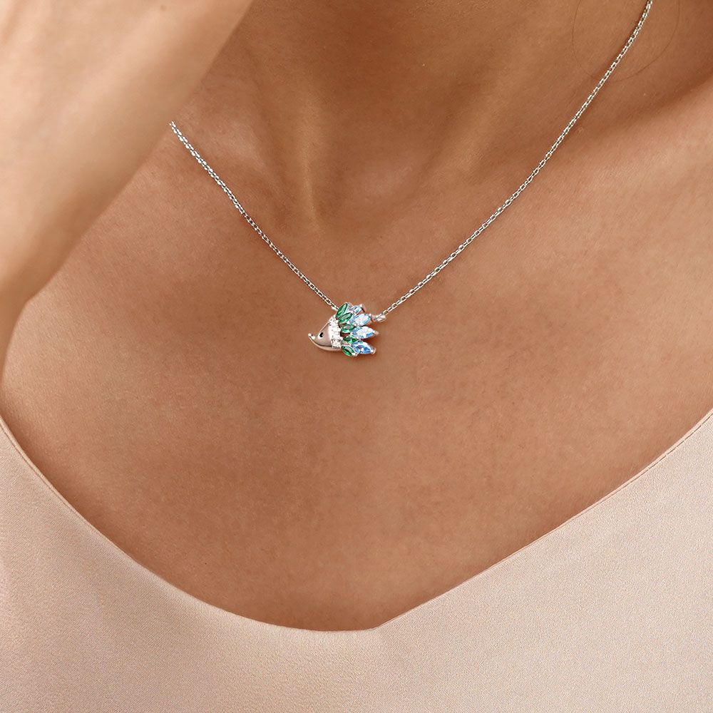 刺蝟項鍊 image number 4