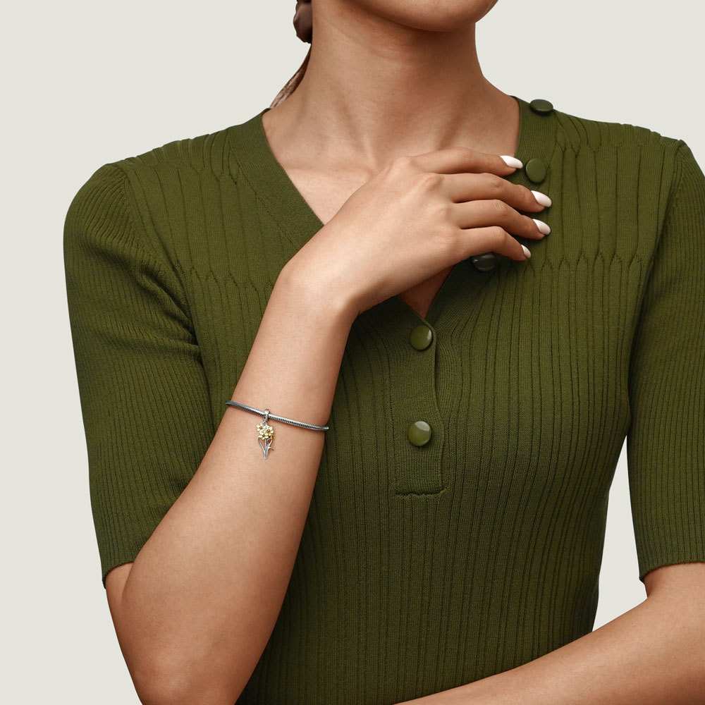 十二月生日水仙花吊墜 image number 3