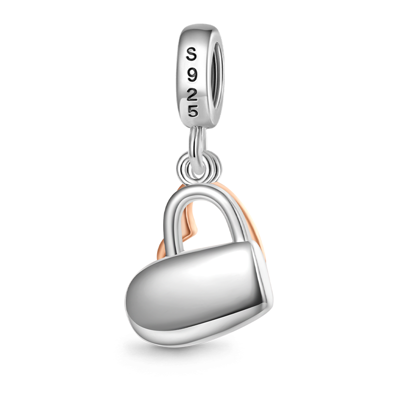 愛情鎖可雕刻吊墜 image number 1