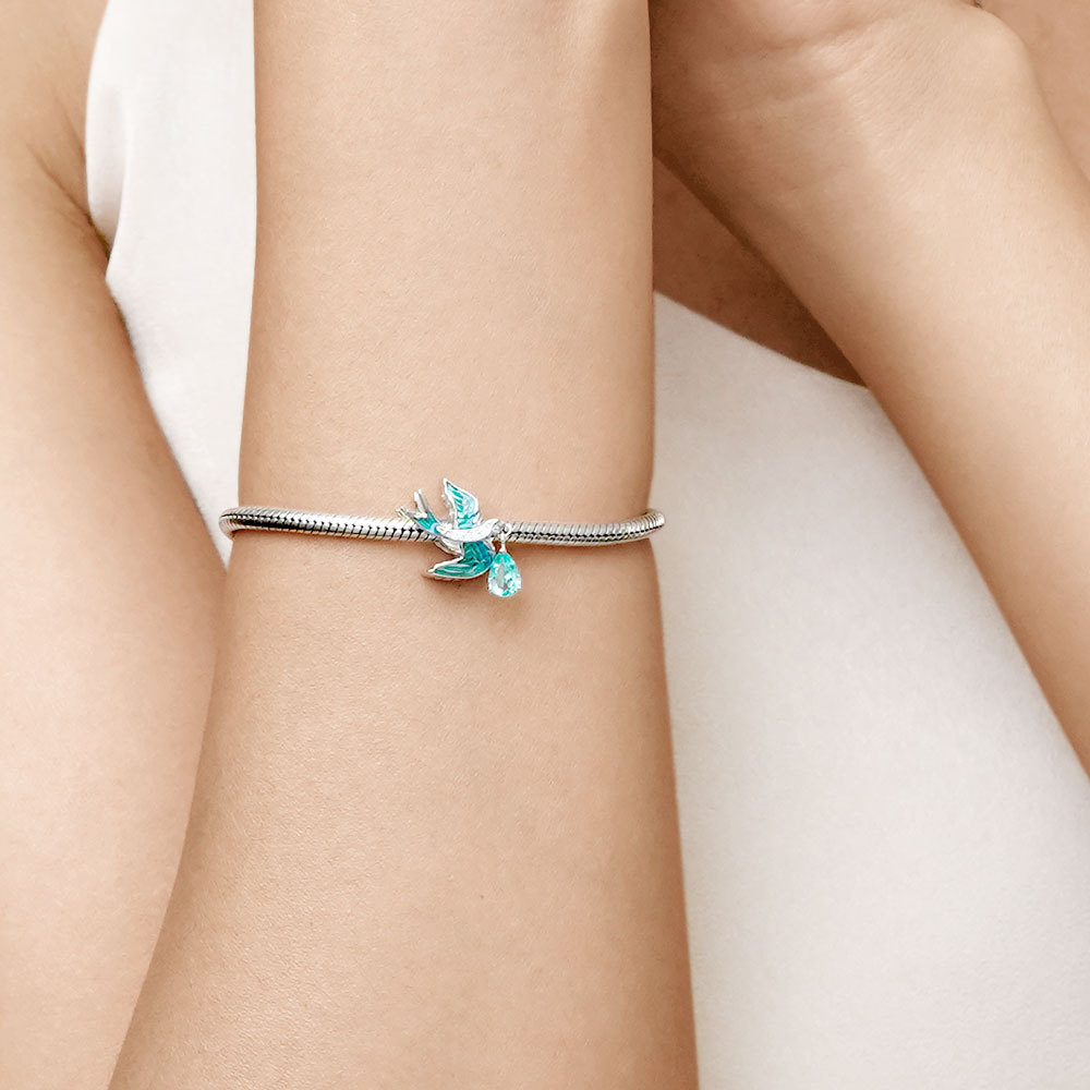 藍色燕子珠飾 image number 4