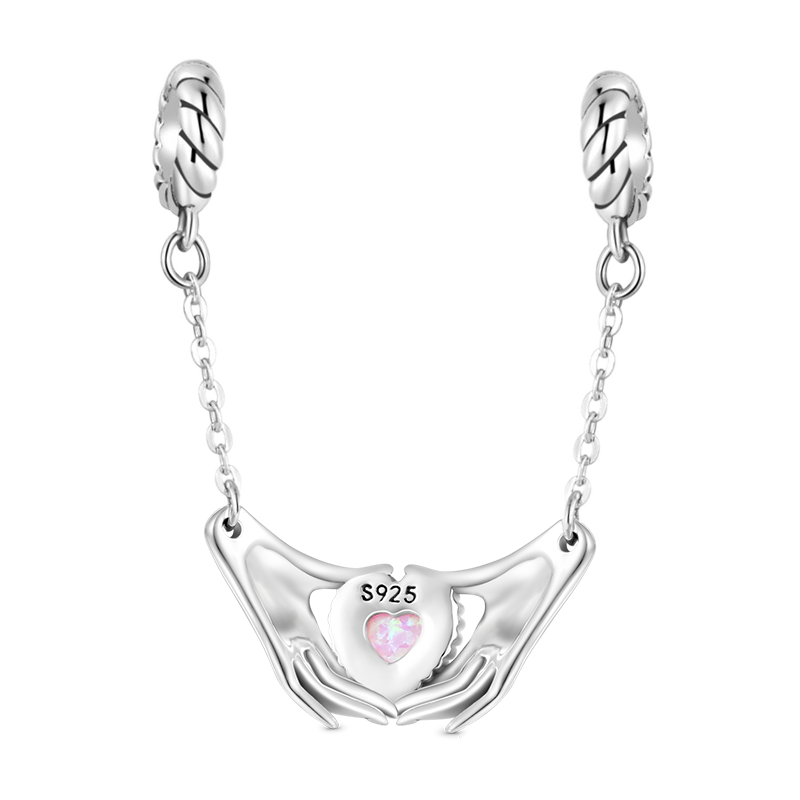 守護愛心安全鏈吊飾 image number 1