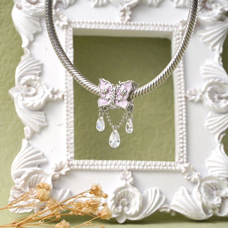 紫色蝴蝶串珠 image number 2