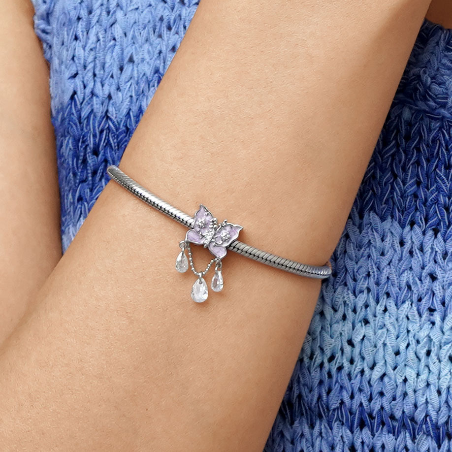 紫色蝴蝶串珠 image number 4