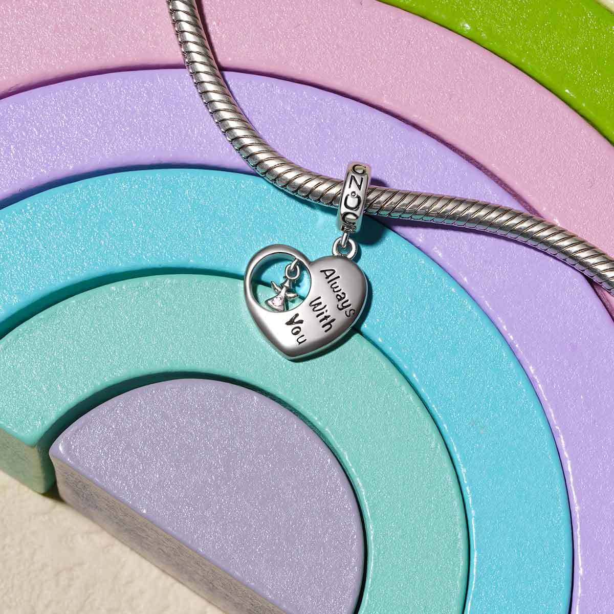 天使愛心吊墜 image number 2