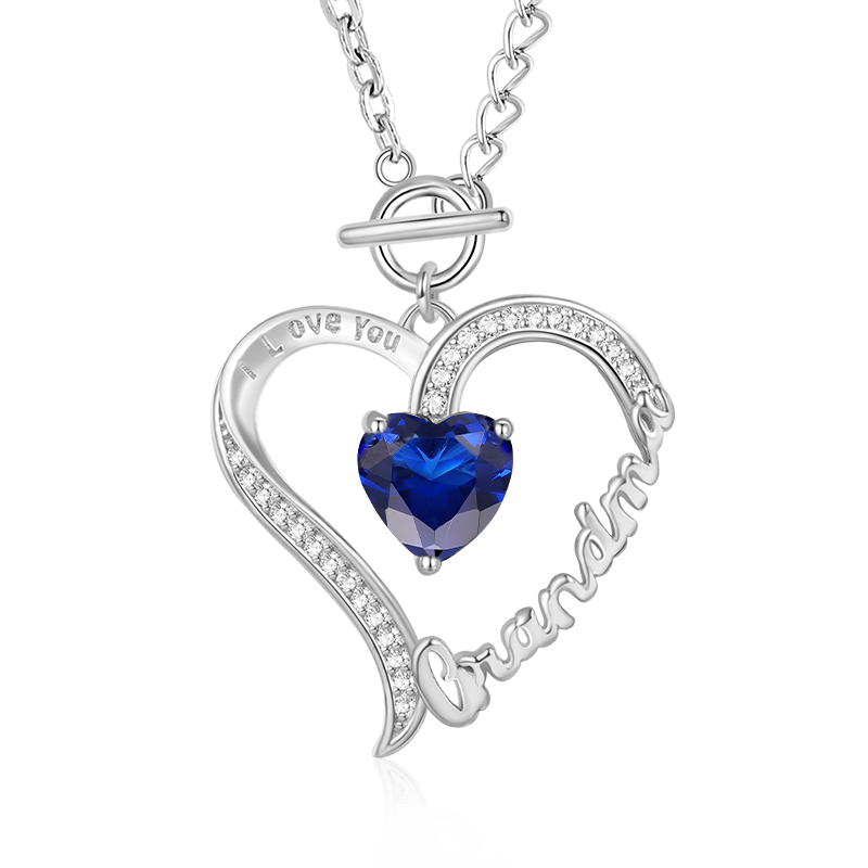 Grandma Birthstone Necklace image number 0