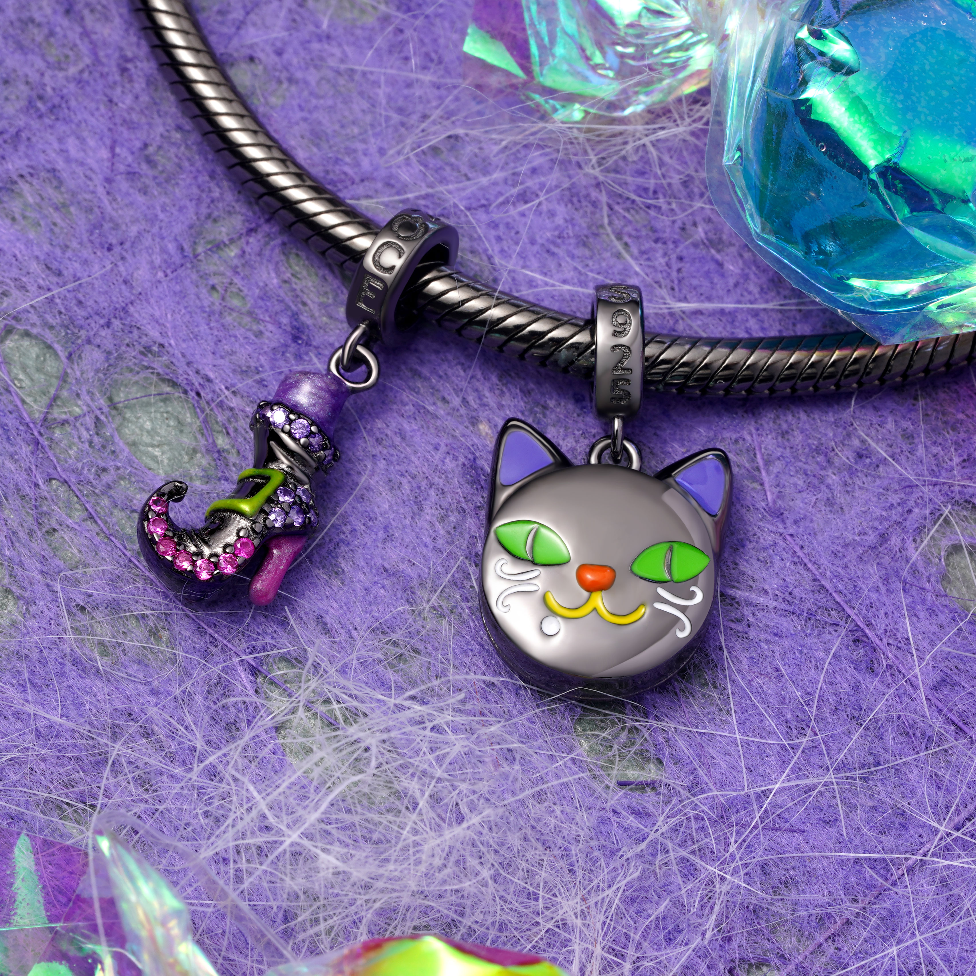 黑貓吊墜 image number 2