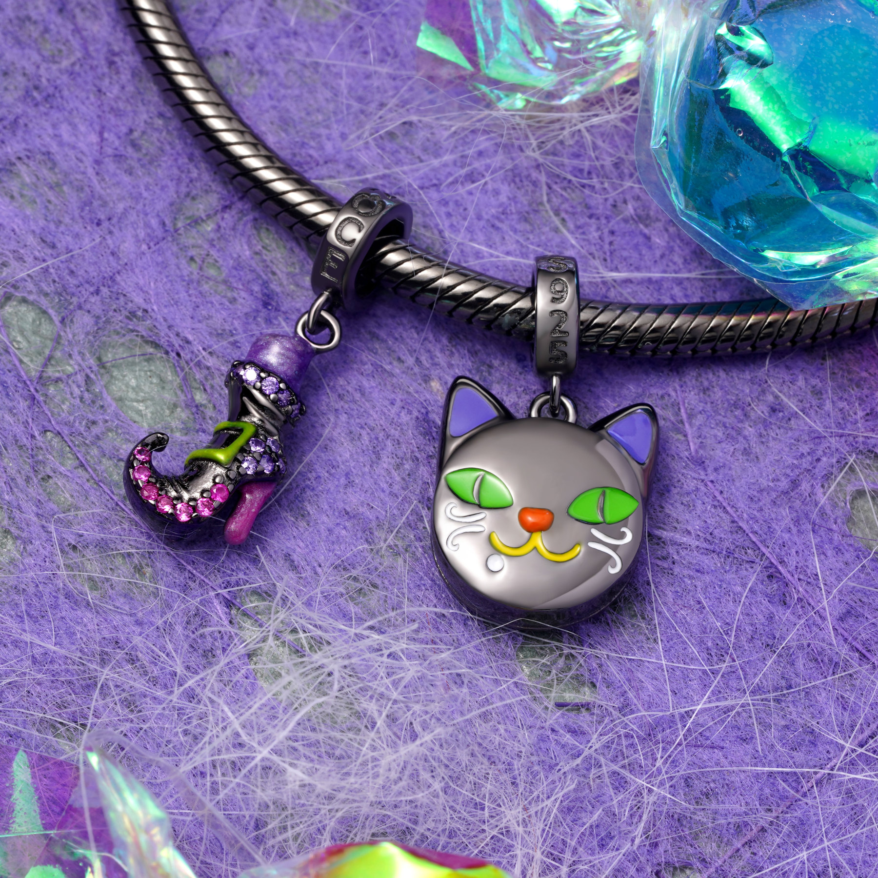 黑貓吊墜 image number 2