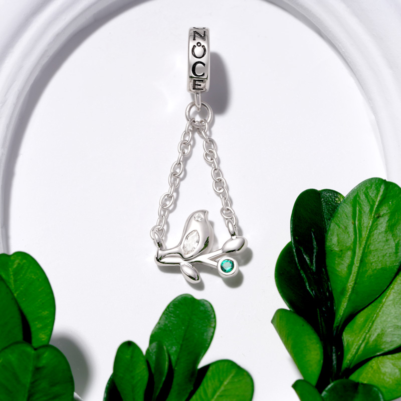 枝頭小鳥吊墜 image number 2