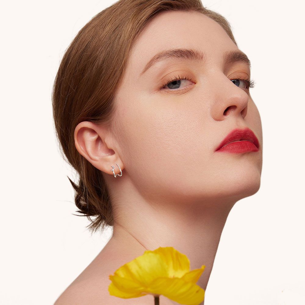 星月耳環 image number 4