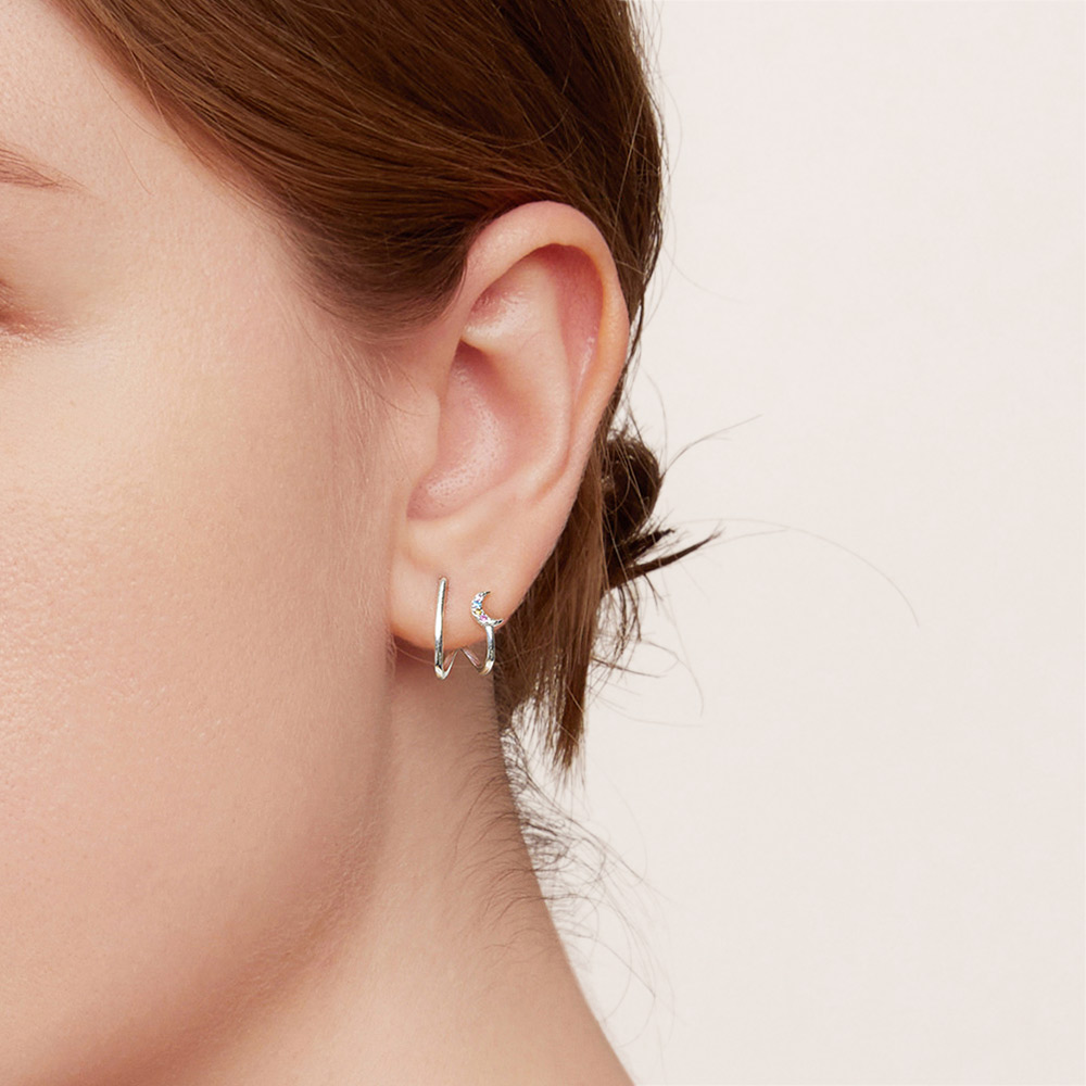 星月耳環 image number 3