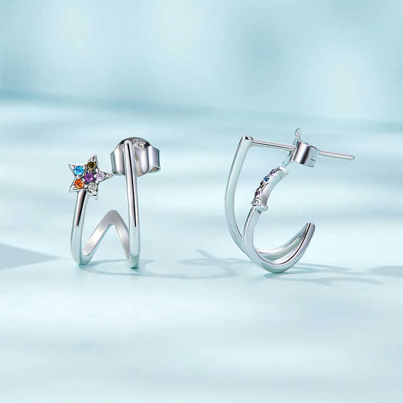 星月耳環 image number 1