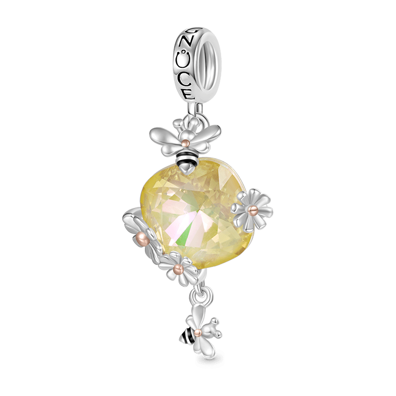 蜜蜂愛雛菊花吊墜 image number 0