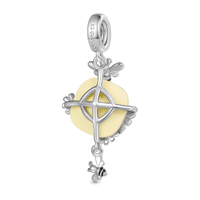 蜜蜂愛雛菊花吊墜 image number 1