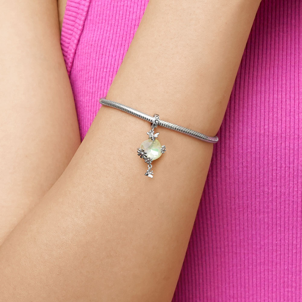 蜜蜂愛雛菊花吊墜 image number 4