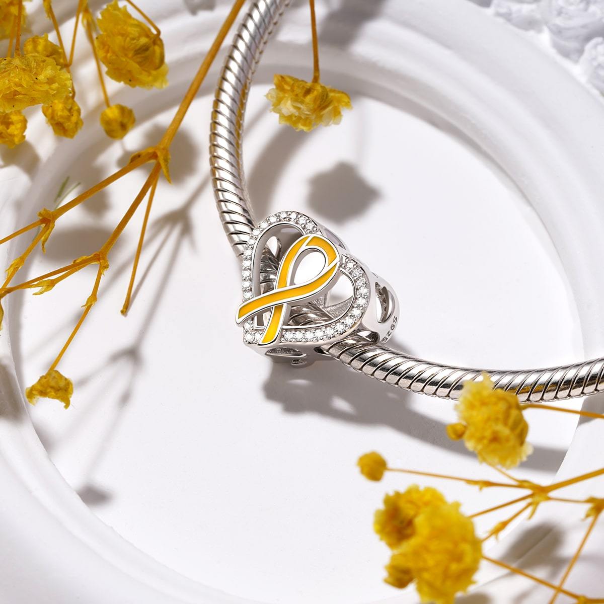 黃色絲帶串珠 image number 2