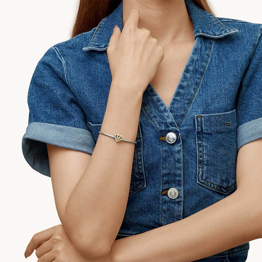 黃色絲帶串珠 image number 3