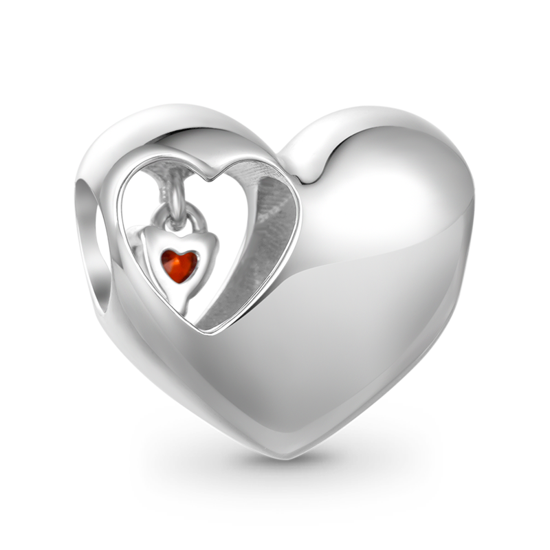 愛心生日石珠飾 image number 1