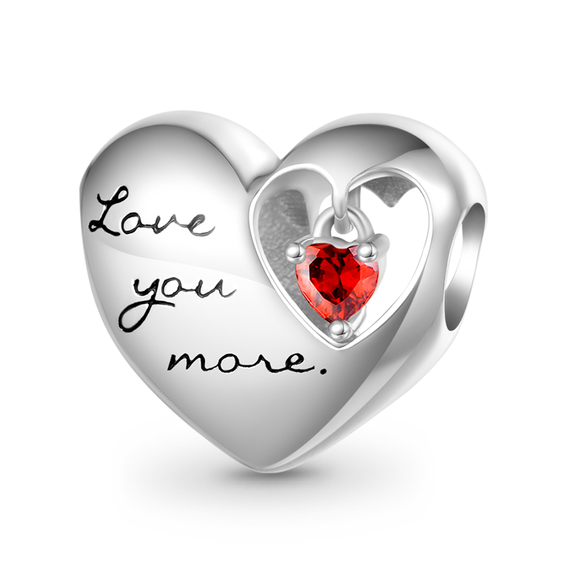 愛心生日石珠飾 image number 0