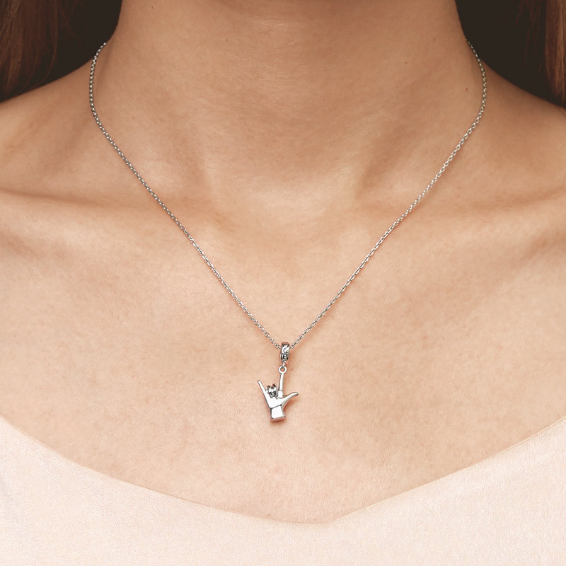 愛手勢吊墜 image number 4