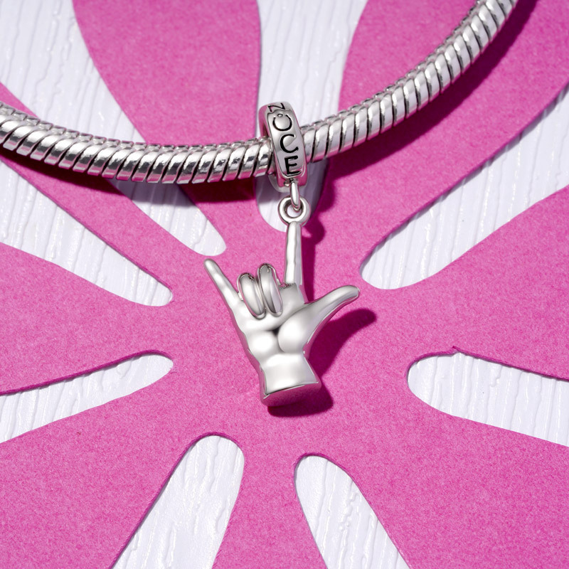 愛手勢吊墜 image number 2