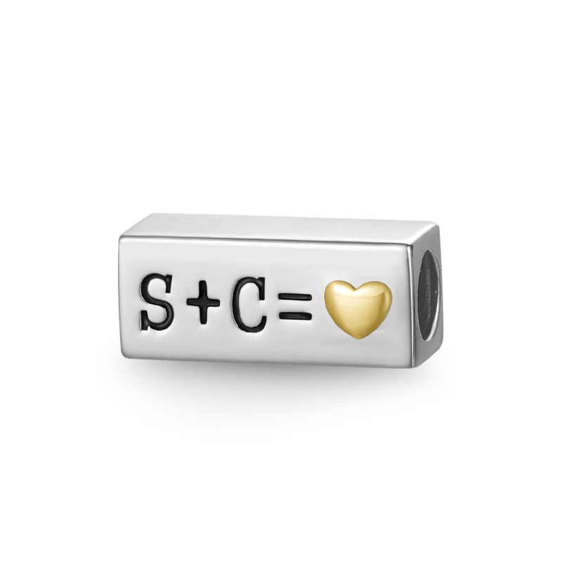 首字母長方形珠飾 image number 0