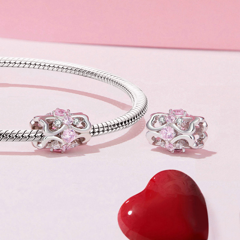 粉色爱心小蛮腰珠飾 image number 3