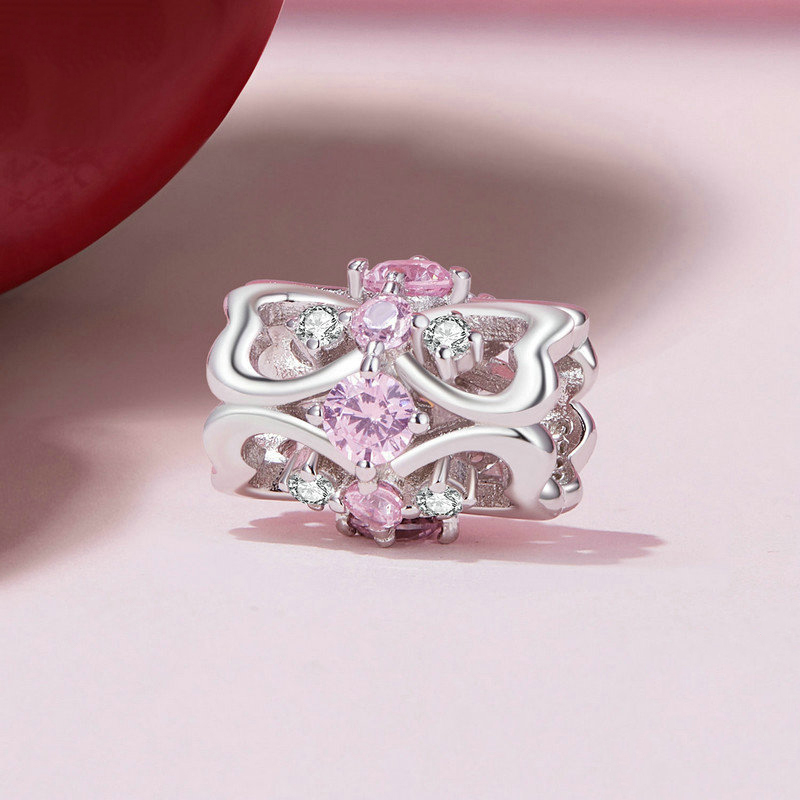 粉色爱心小蛮腰珠飾 image number 1