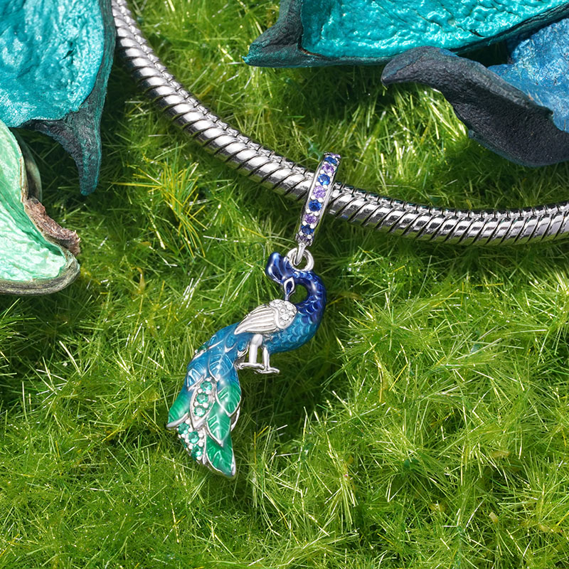 孔雀吊墜 image number 2