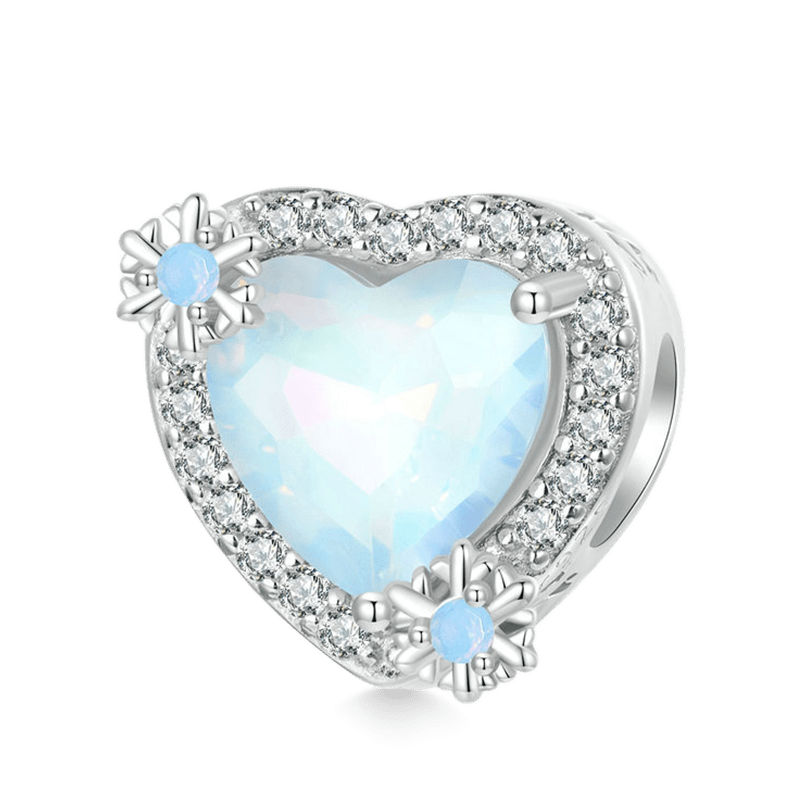 愛心雪花珠飾 image number 0