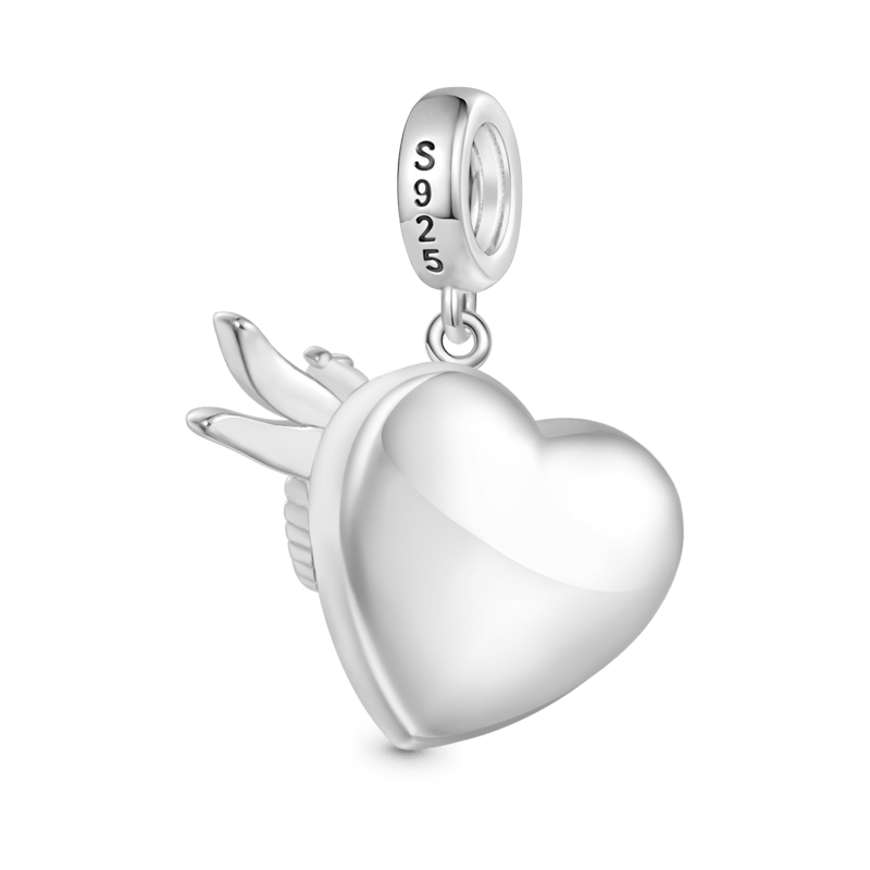 蜻蜓紫心吊墜 image number 1