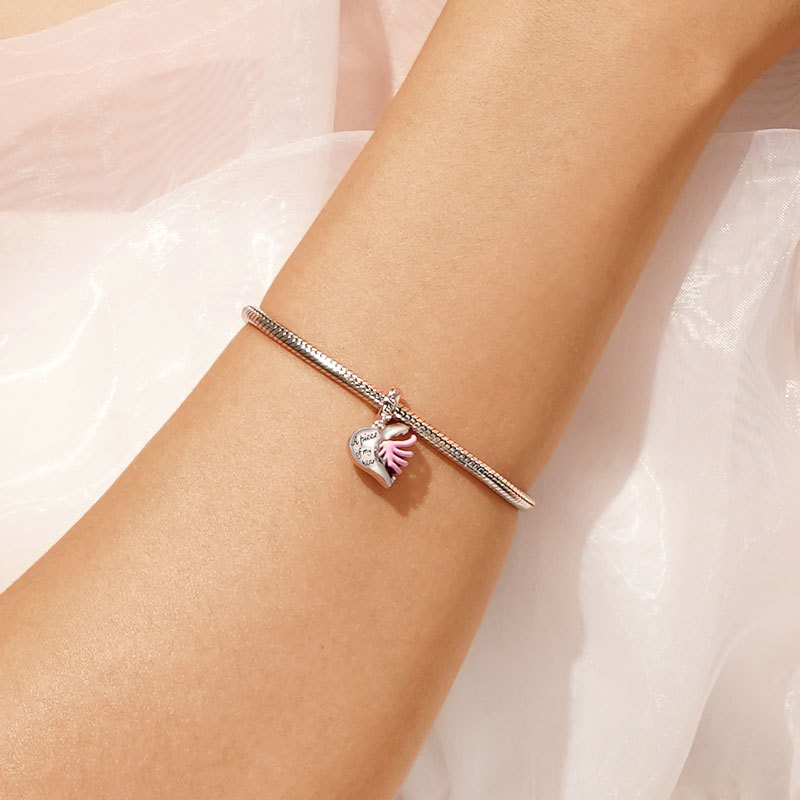 羅紋心形吊墜 image number 5