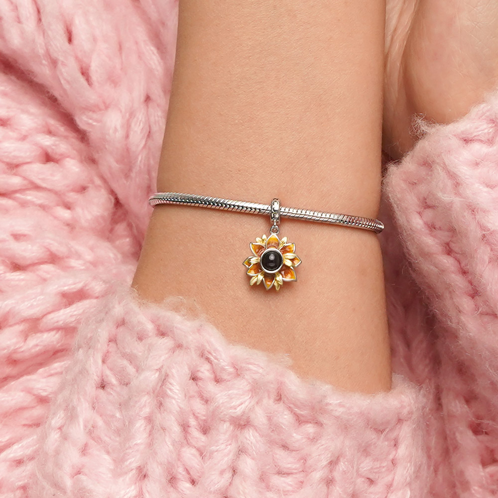 向日葵照片吊墜 image number 3