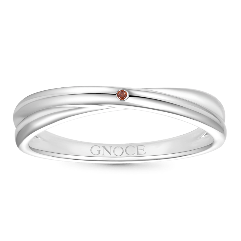 扭环生日石戒指 image number 1