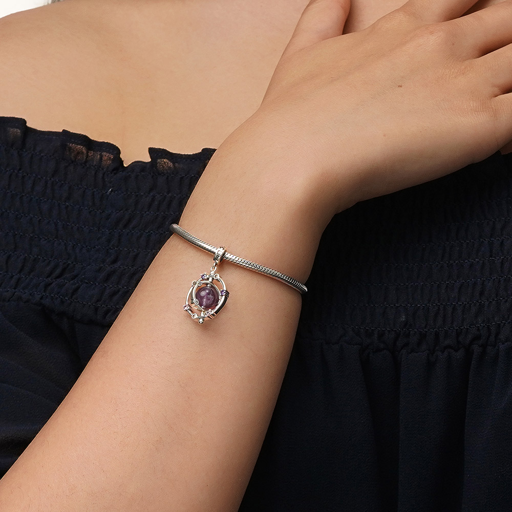 紫水晶銀河吊墜 image number 6