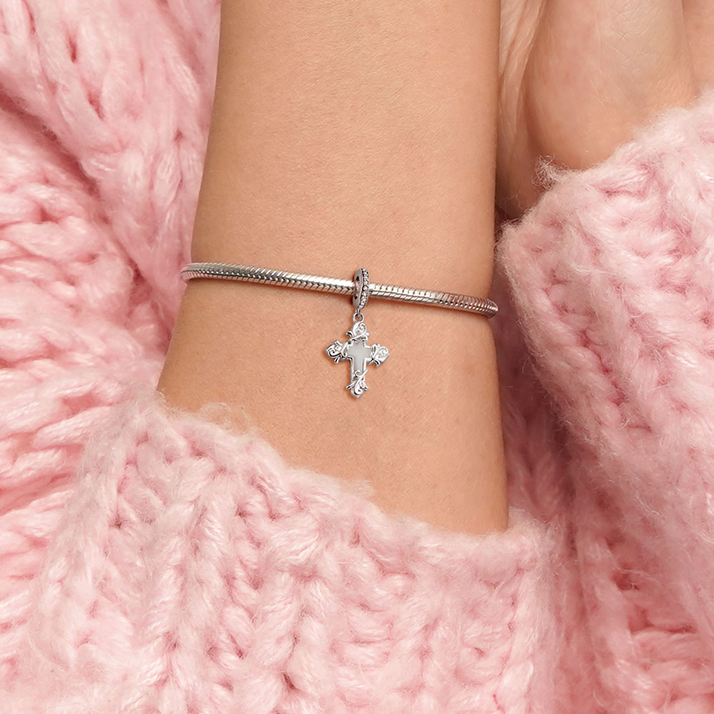 復古十字架吊墜 image number 4