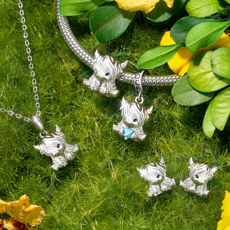 高地牛耳環 image number 2