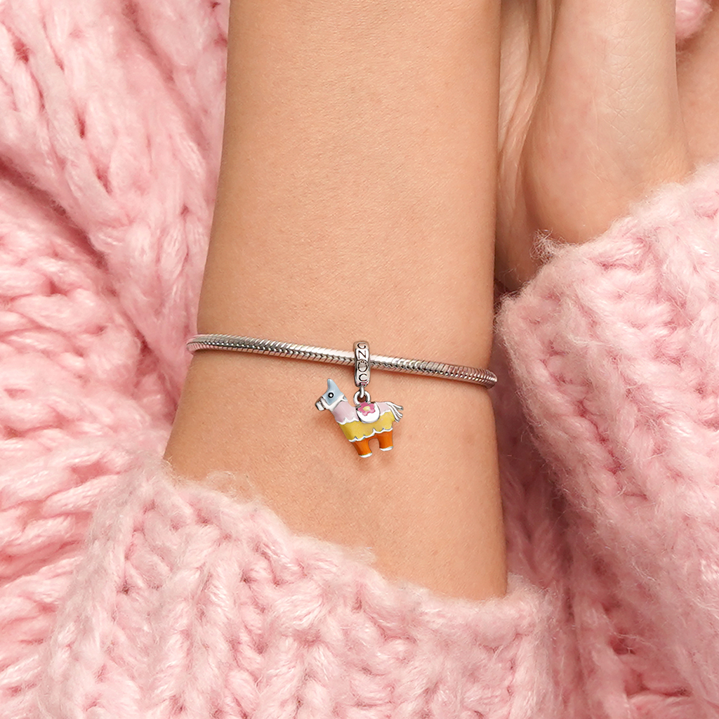 彩色塔羊駝吊墜 image number 6