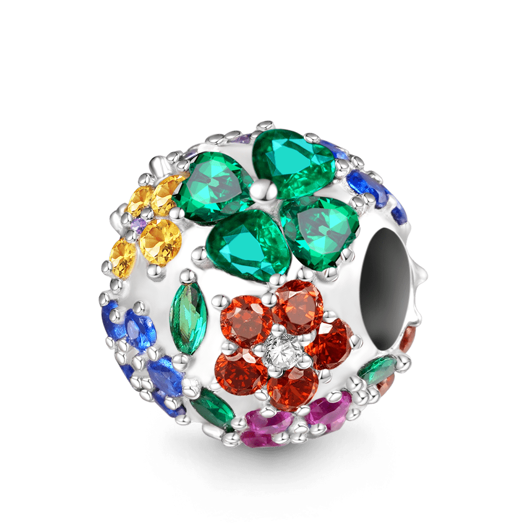 繡球花圓形珠飾 image number 0