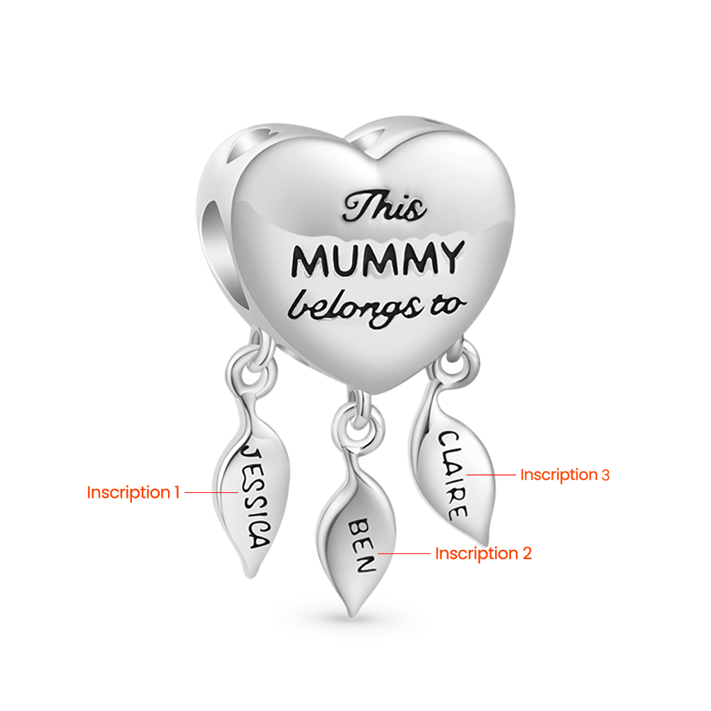 可雕刻心形捕夢網珠飾 image number 2