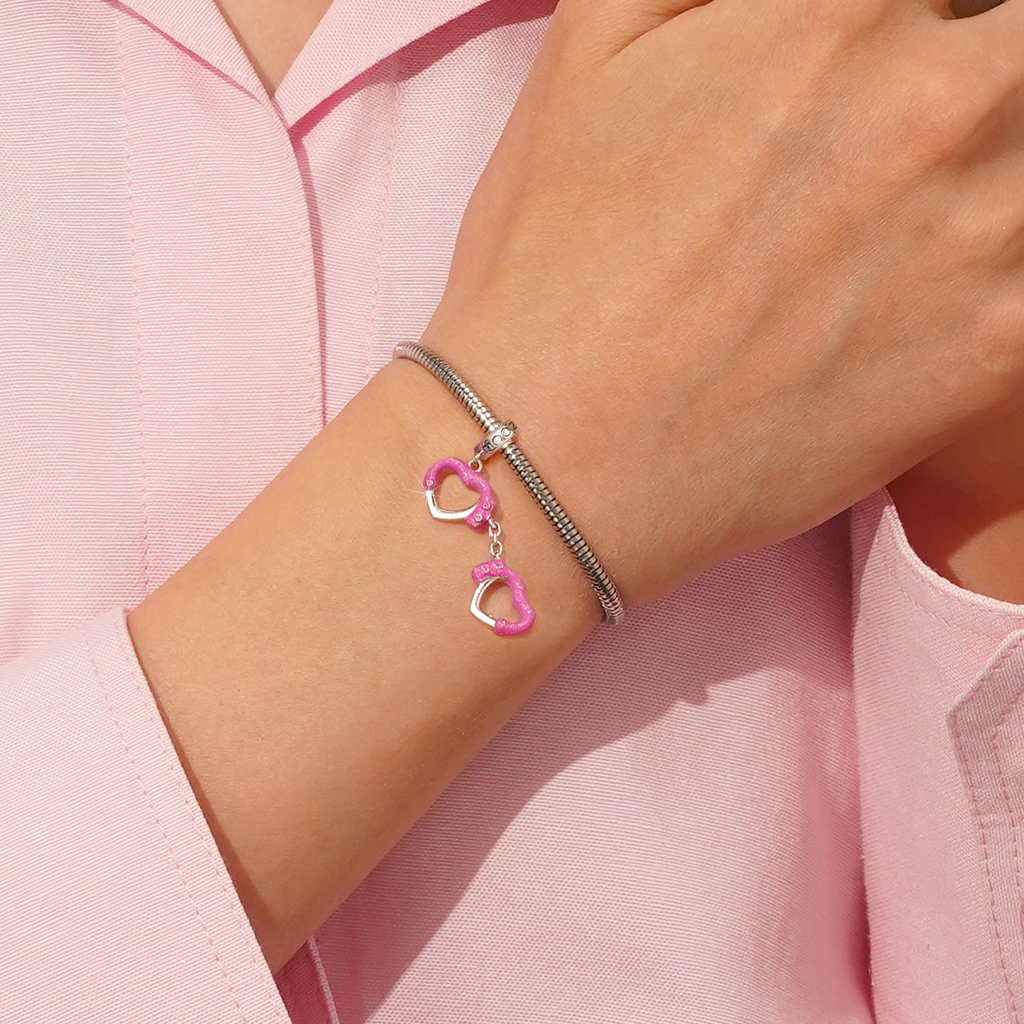 愛心手銬吊墜 image number 5